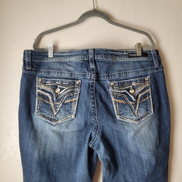 Vigoss Heritage Fit Dark wash Bootcut Jeans - Picture 8 of 9